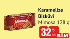 ÇİZMECİ MİMOSA KARAMELİZE BİSKÜVİ 128 GR fiyat ve kampanya bilgisi